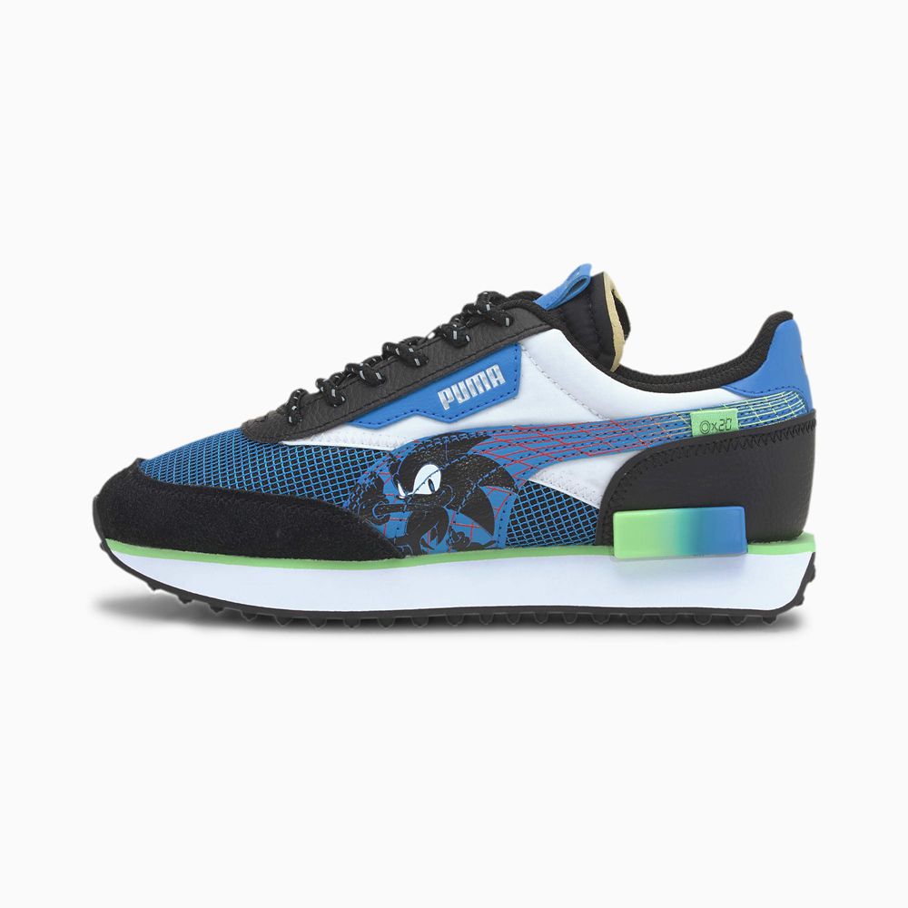 Puma x SEGA Future Rider Lány Sportcipő - Kék/Fekete ( Hungary - CSEUO4830 )